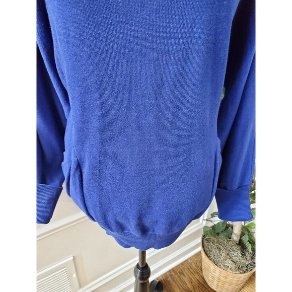 Jack Women's Solid Blue Acrylic Long Sleeve Round Neck Pullover Casual Sweater S - Picture 3 of 12